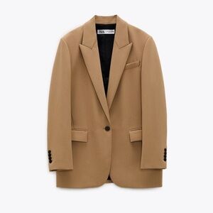 NEW Zara Women's Camel Tan Blazer XS